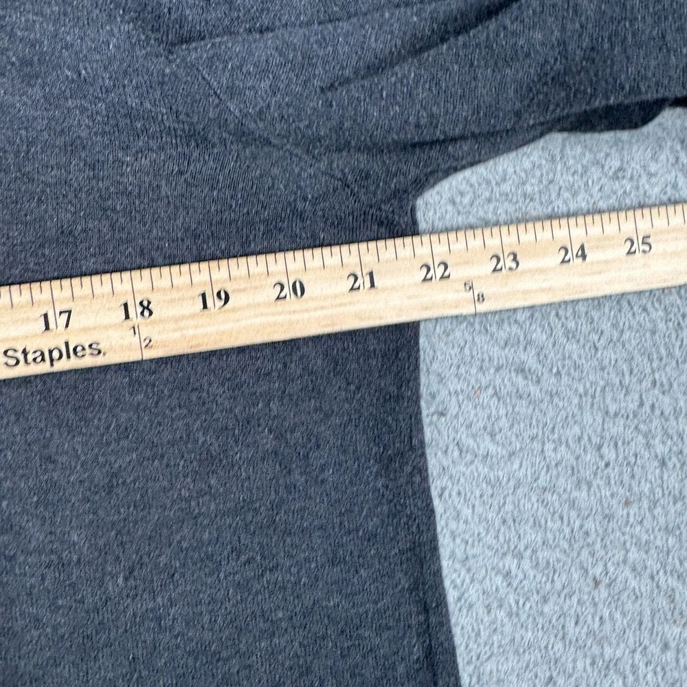 AllSaints Sweater Men's Medium Gray Ribbed Knit Elbow Patch Long Sleeve‎ Preppy